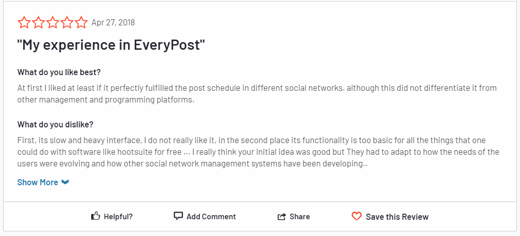 Everypost review