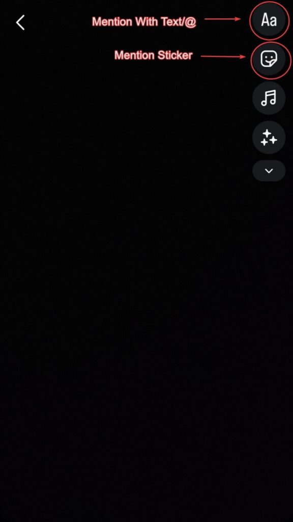 How to mention on Instagram story