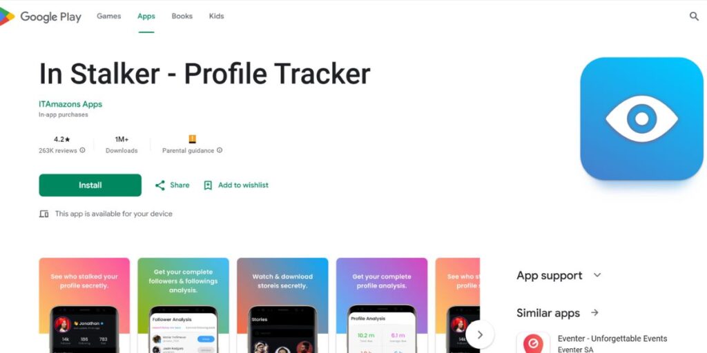 In Stalker on Google play