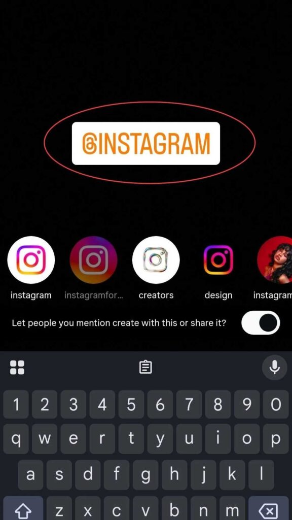 Customize by tapping the sticker