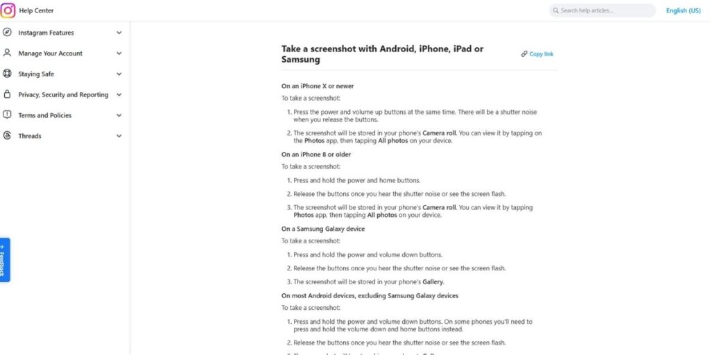 Understanding Instagram’s Screenshot Policy