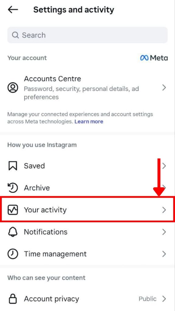 Tapping on Your Activity