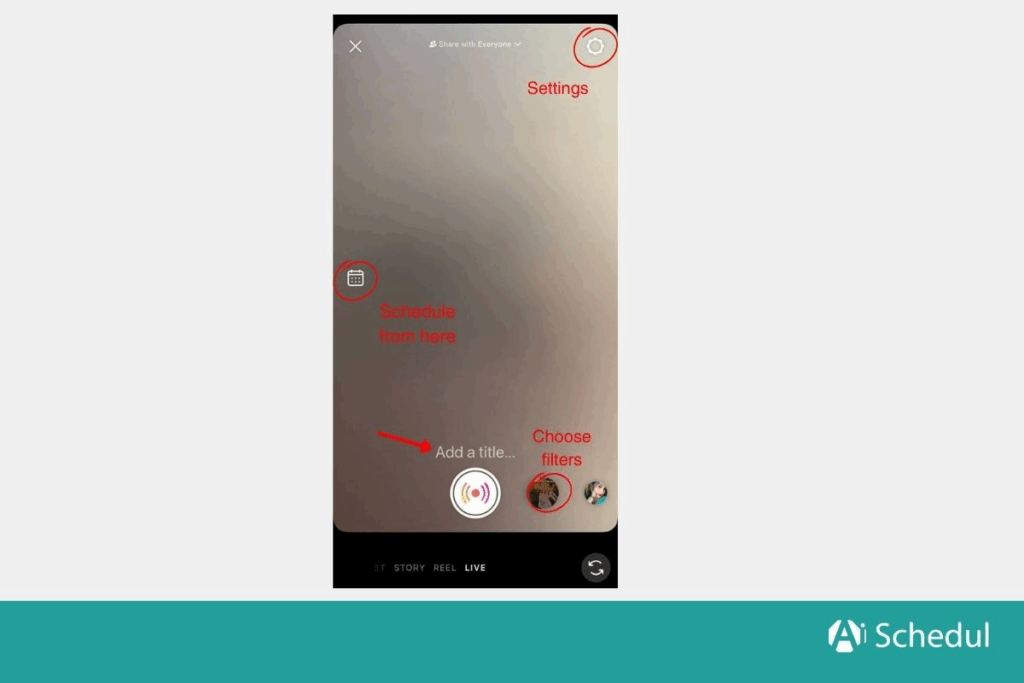 How to Go Live on Instagram Using a Phone? (Step 3)