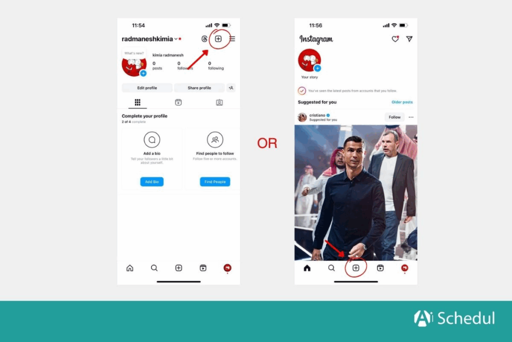 How to Go Live on Instagram Using a Phone? (Step 1)