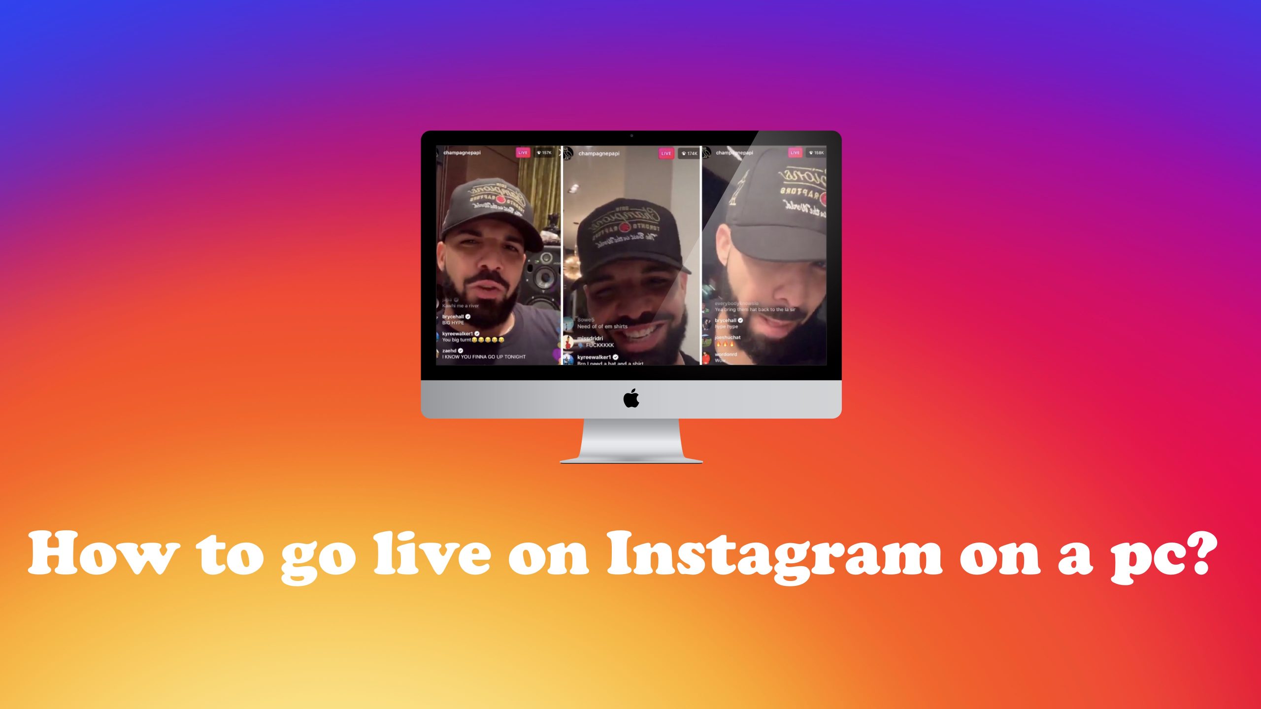 do instagram live on mac emulator