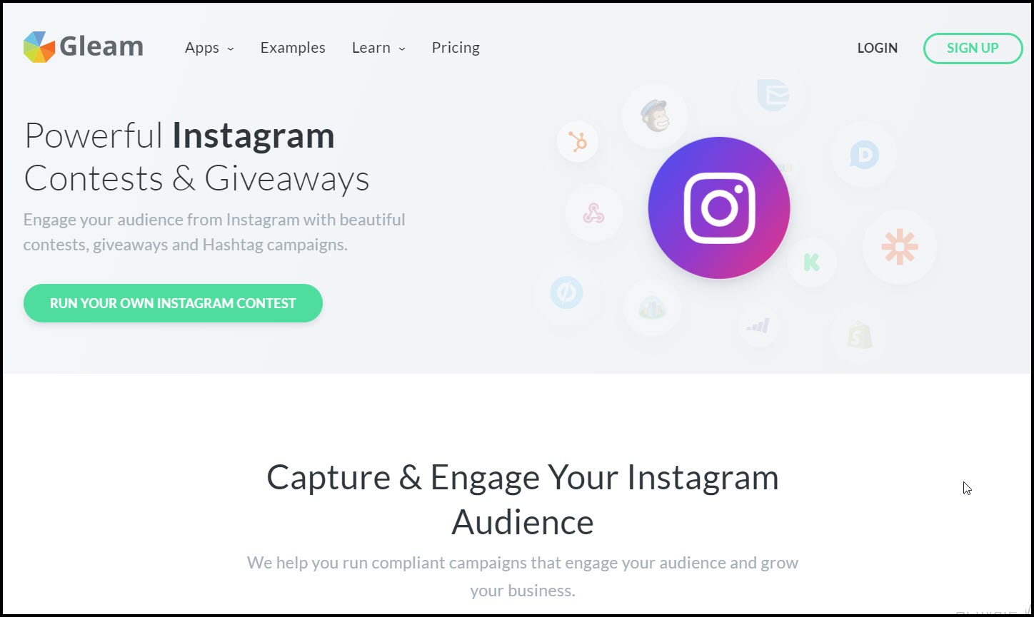 Instagram contest tools