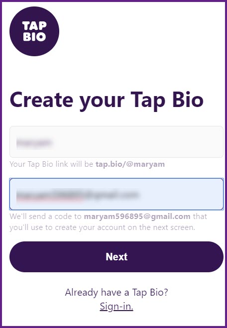 Tapbio vs MyURLs.bio