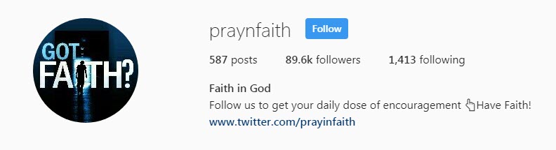 Follow us faithfully