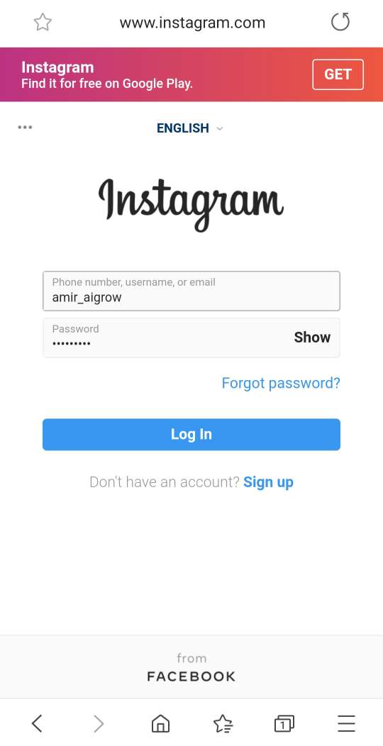 Instagram-Website