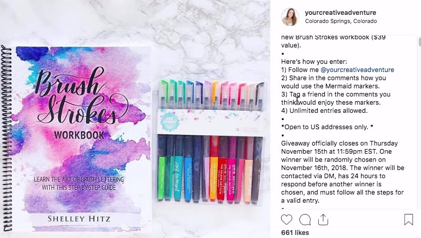 example of Instagram contest rules