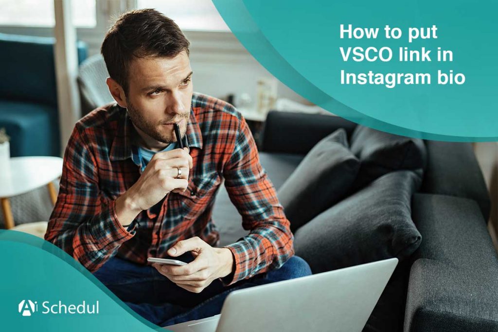 how to put VSCO link in instagram bio