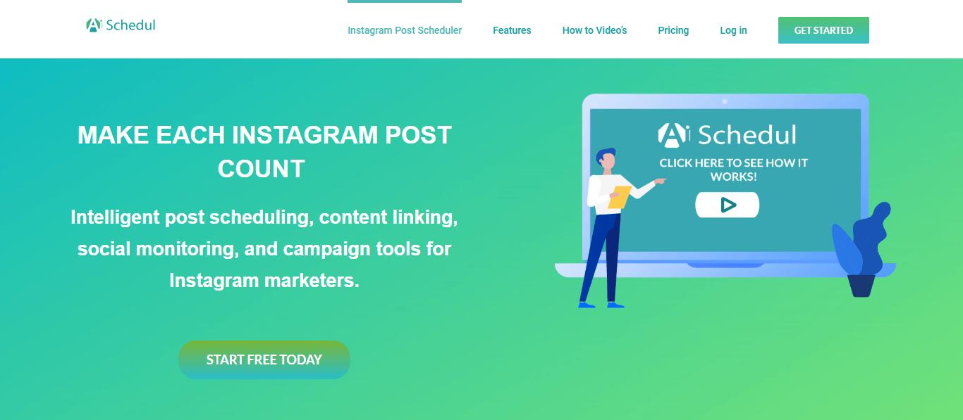 AiSchedul Instagram marketing tool