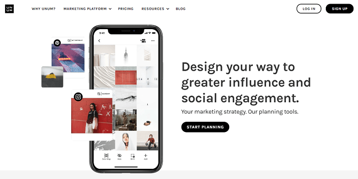 UNUM Instagram Designer