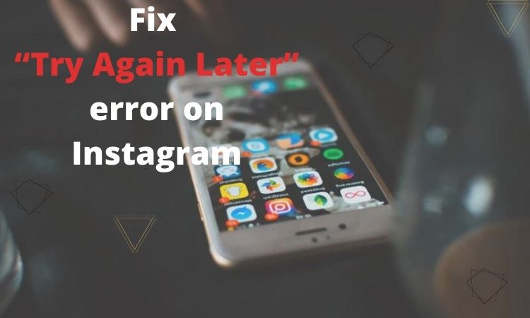 fix try again later error on instagram aischedul