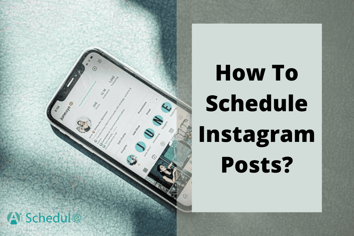 How to schedule Instagram posts?