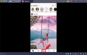 Instagram feed on bluestacks