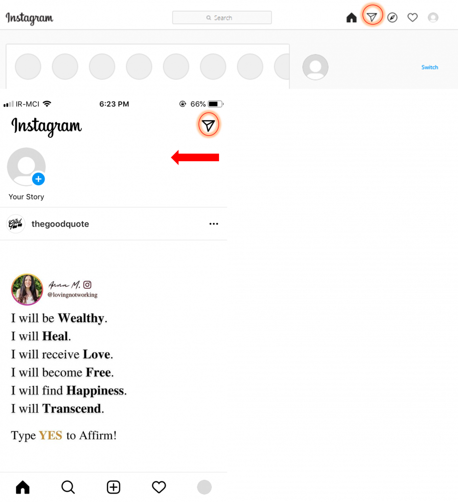 How to DM on Instagram on PC or Mac? AiSchedul