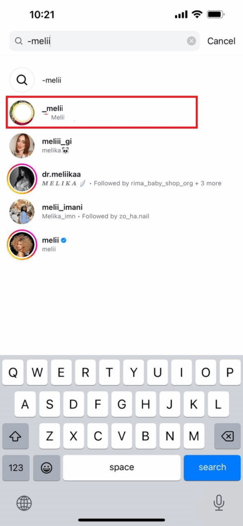 Search Your Mutual Friend's Name to Find Someone on Instagram