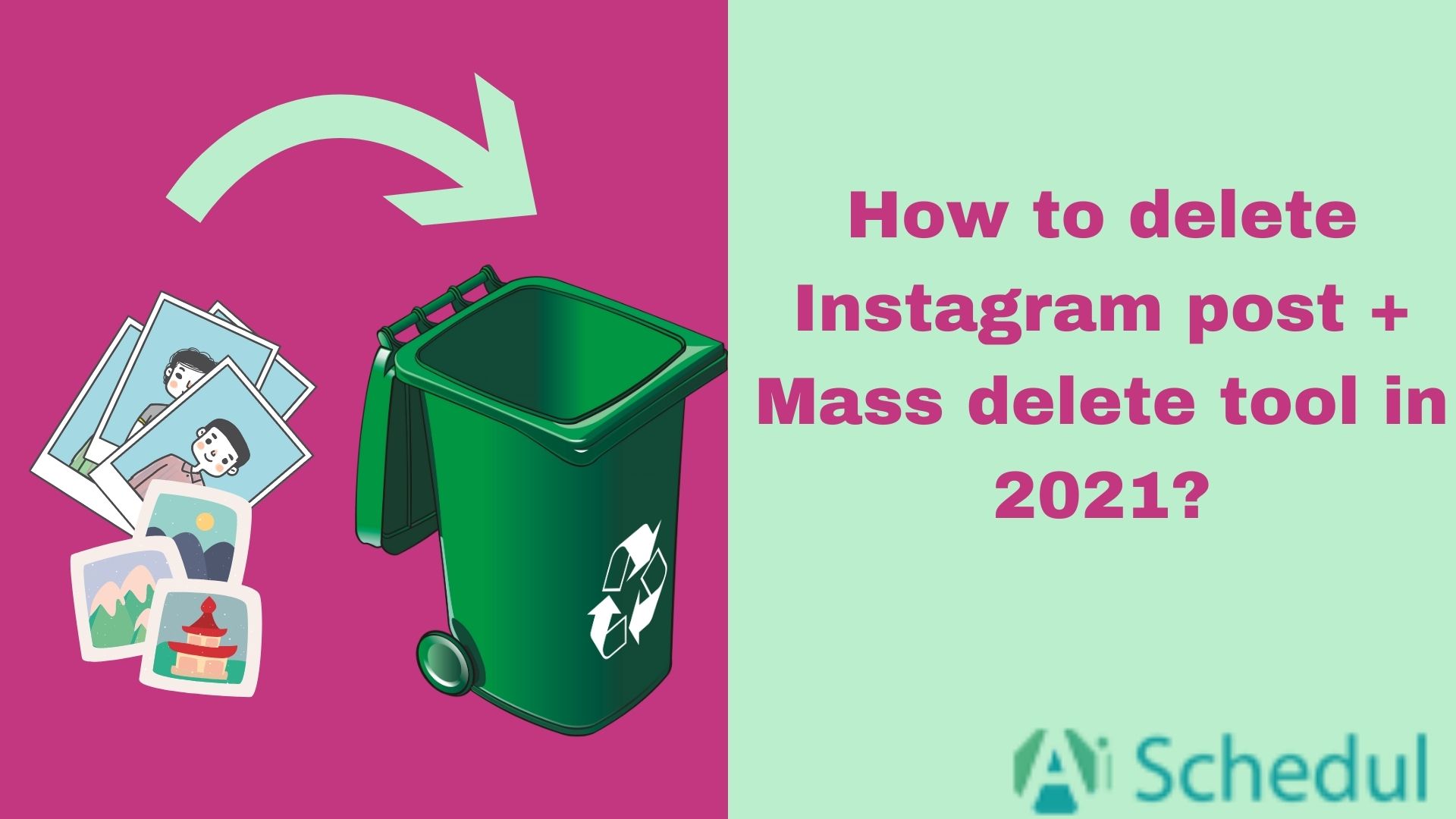 mass delete posts on Instagram