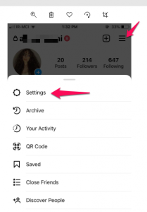 Change Instagram Password