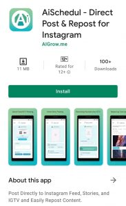 AiSchedul app on PlayStore
