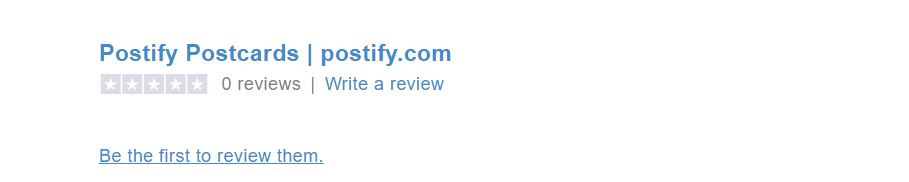 Postify is not submitted to Trustpilot.com