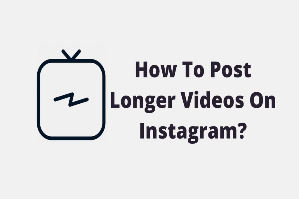 IGTV icon- how to post longet video on Instagram