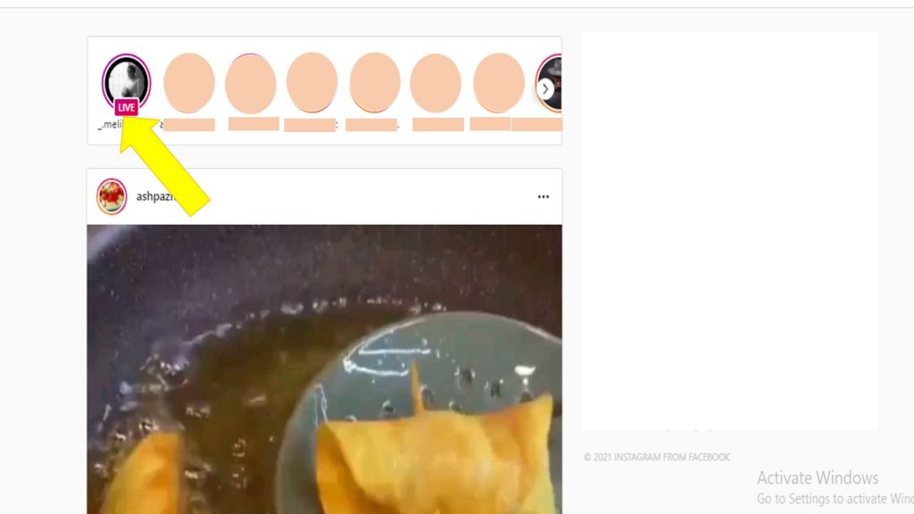 Instagram live on pc 