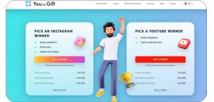 You To Gift: a YouTube or Instagram Giveaway Picker