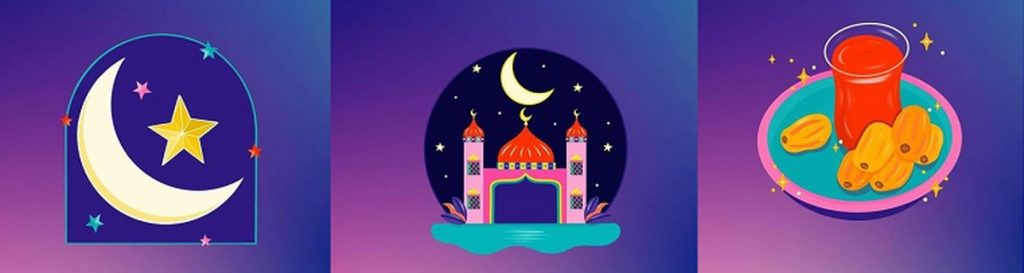 IG stickers of Ramadan