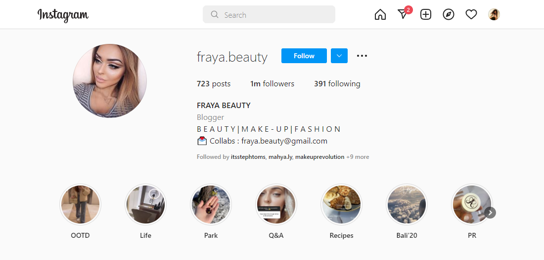 makeup artist instagram accounts
