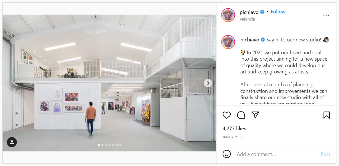 how to become a successful artist on instagram