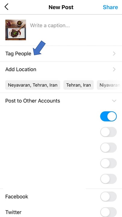 Tag people on Instagram posts