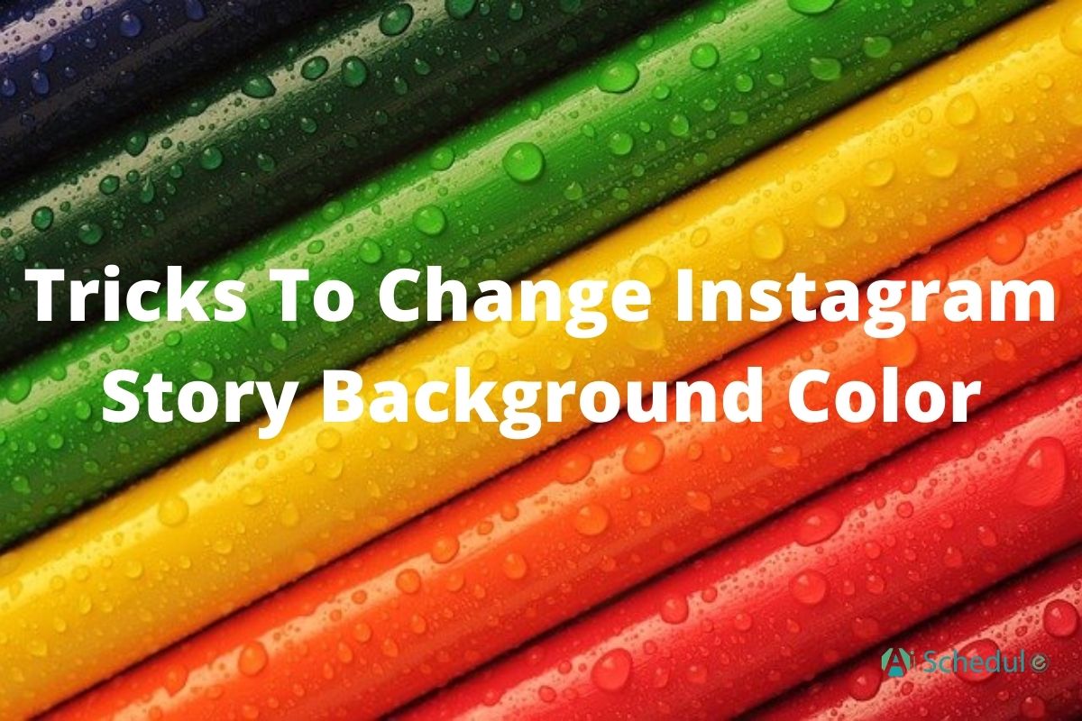 change Instagram story background color