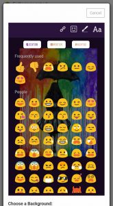 Instagram story stickers and emojis 