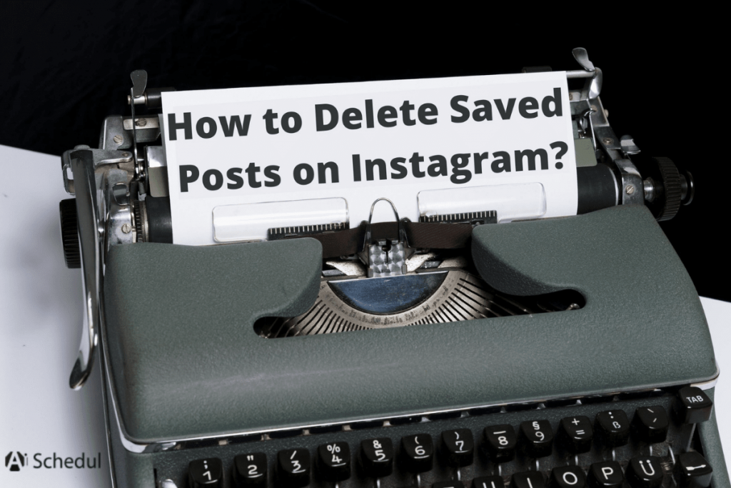 how to delete saved posts on Instagram