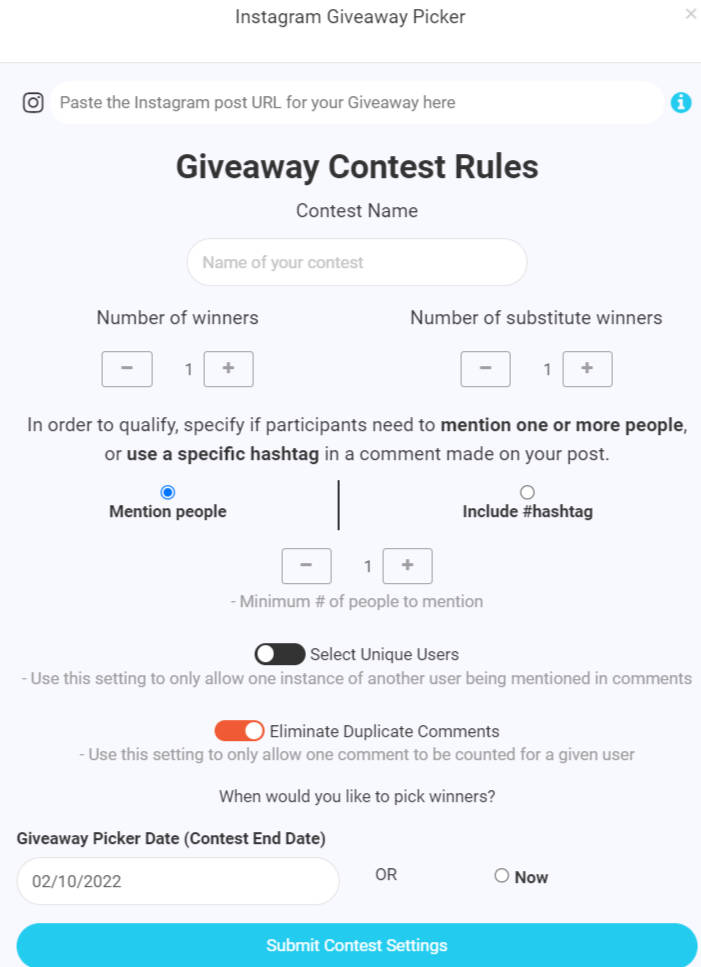 Instagram Giveaway Picker – AiSchedul