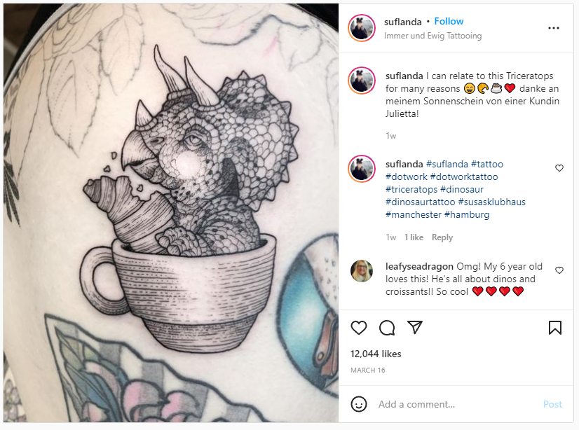 Suflanda tattoo art account