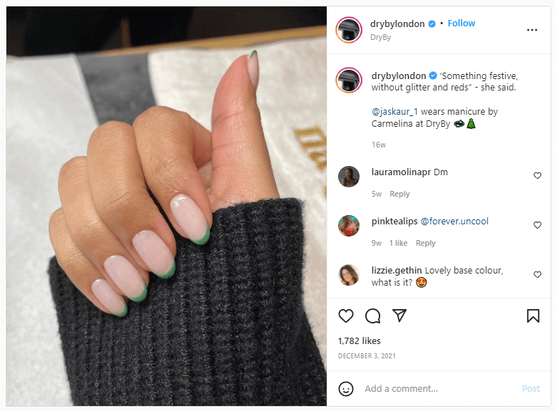 drybylondon minimalist nail art