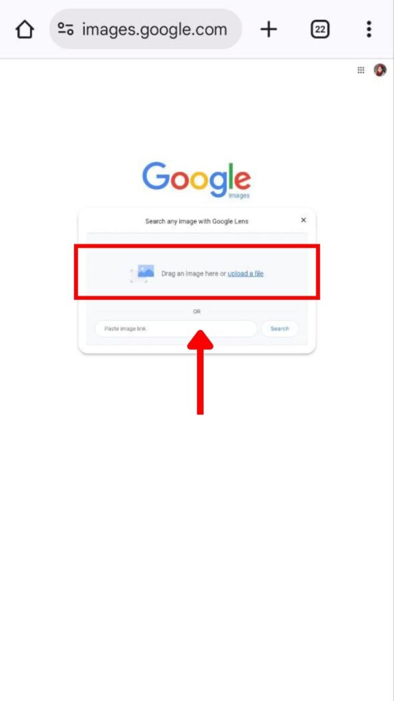 Upload Photo on Google Image