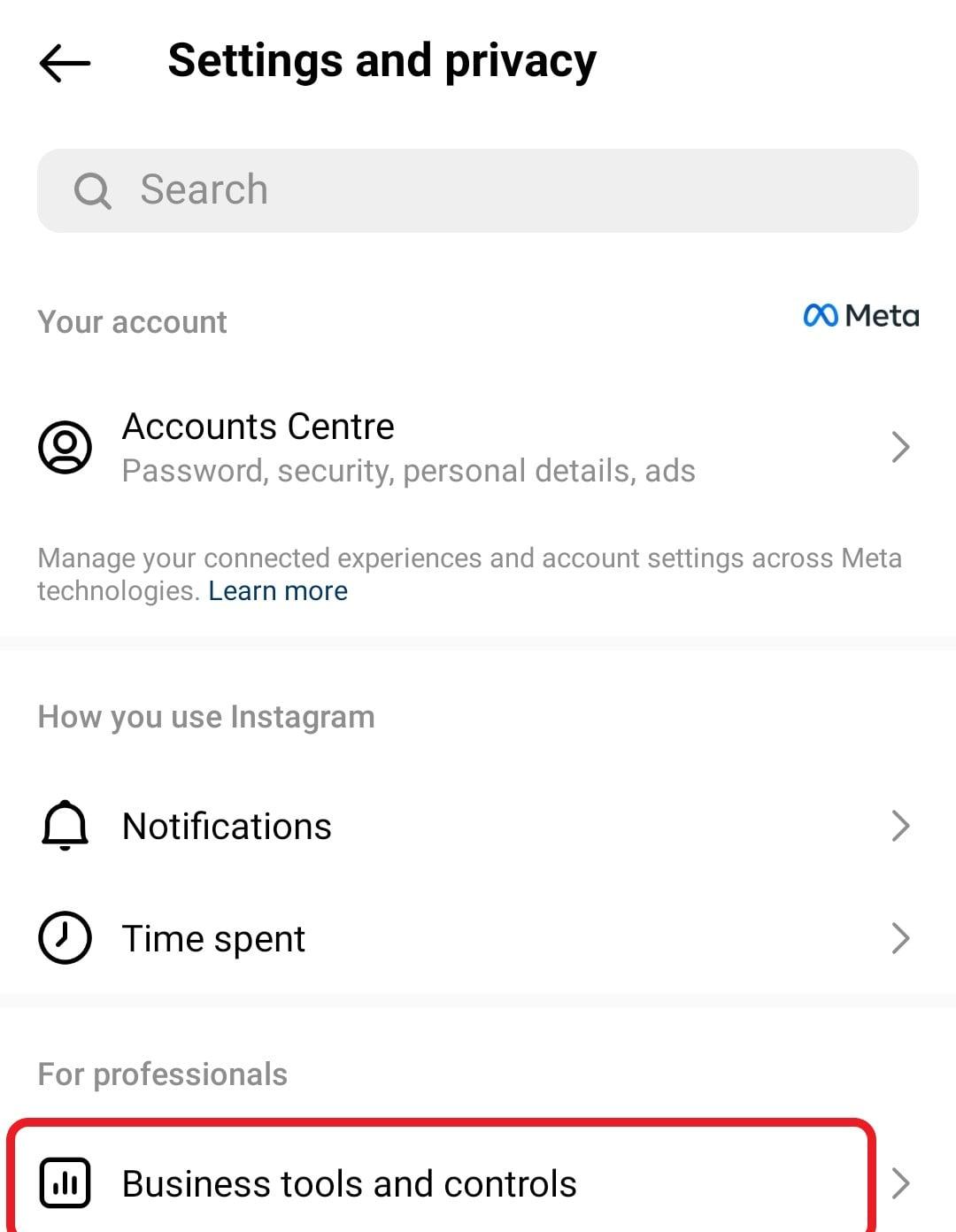 how to turn off business account on Instagram