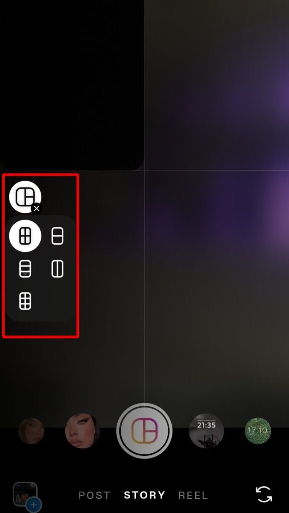 select layout and pictures