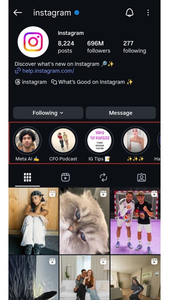 Add Story Highlights on Instagram