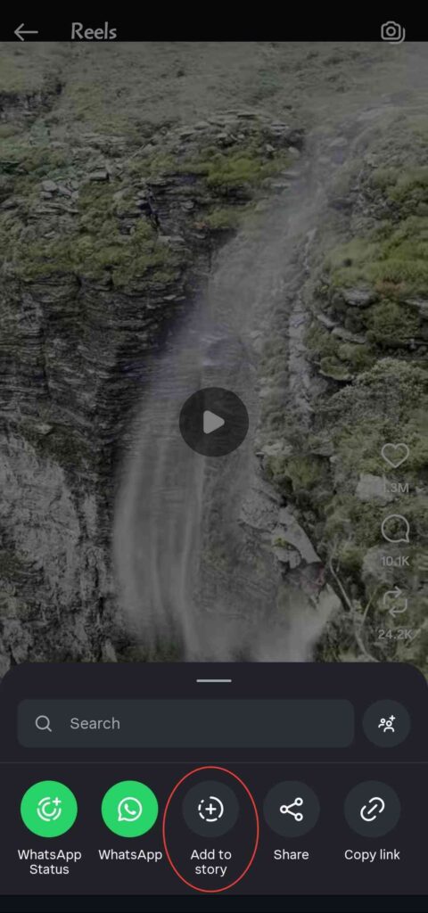 how to repost a reel on instagram