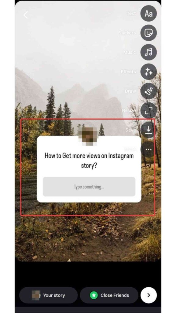 Ask a Question Sticker in Instagram stories