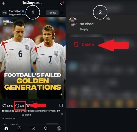How to Delete Your Own Comment