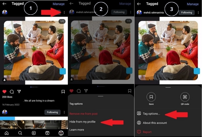 How to Hide Tagged Posts on Instagram