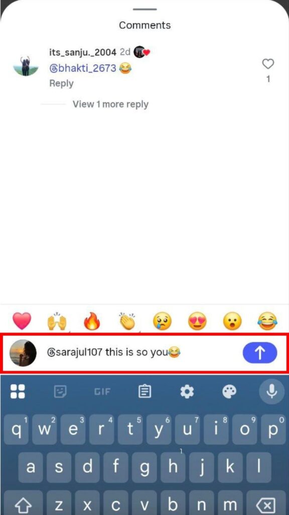 Mention Someone in an Instagram Comment