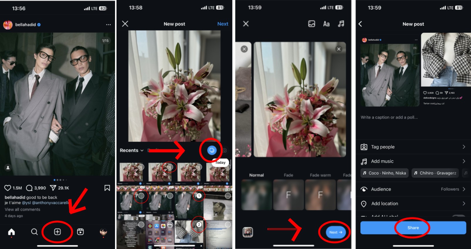 How to Add Multiple Photos to an Instagram Post