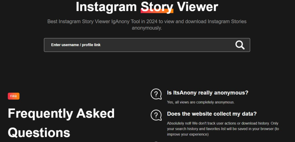 IgAnony Instagram Story Viewer